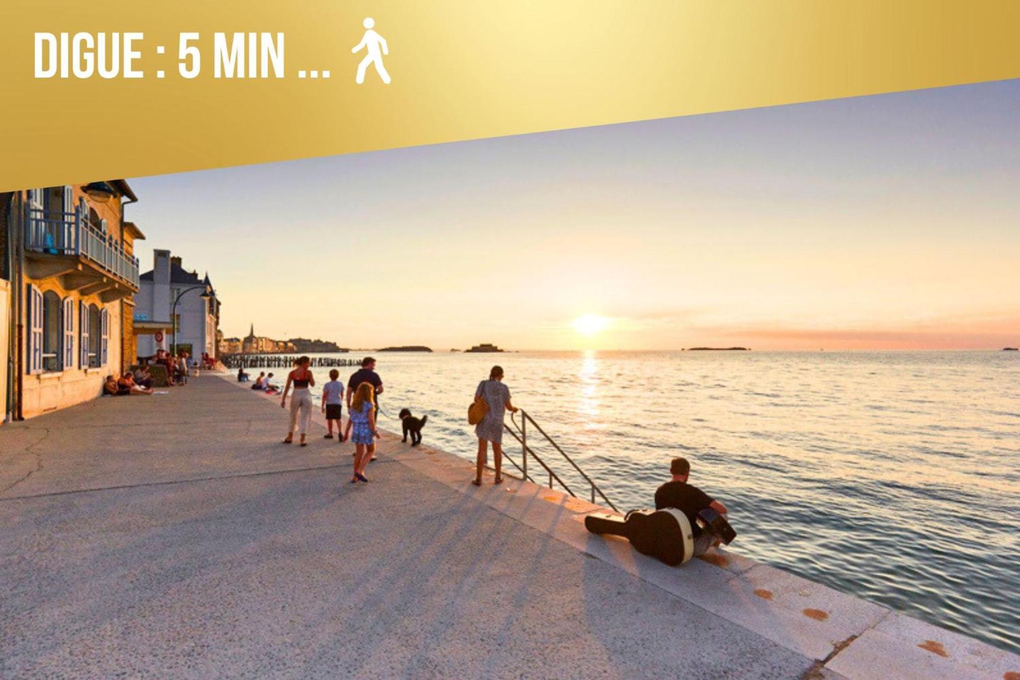 Layton - A 2 Min De La Plage, Du Sillon Et D'Intra Muros ! サン・マロ エクステリア 写真