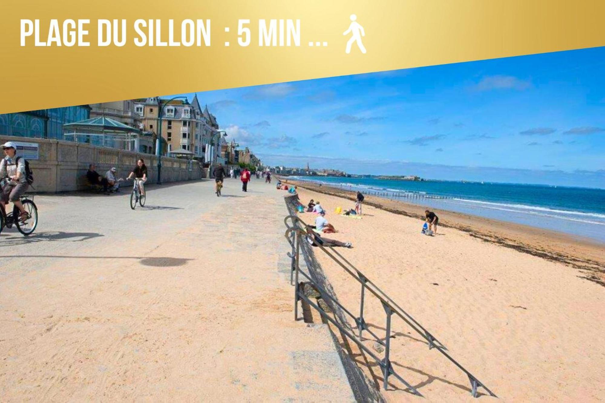 Layton - A 2 Min De La Plage, Du Sillon Et D'Intra Muros ! サン・マロ エクステリア 写真